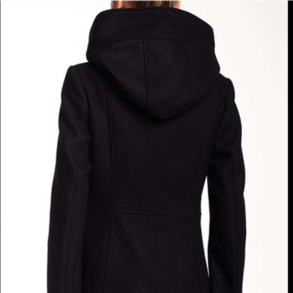 Mackage black wool Zandra toggle hooded jacket size XS - Picture 10 of 16